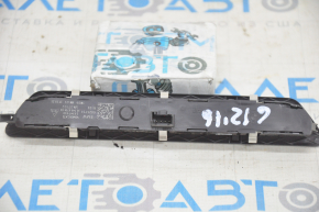 Driver's seat memory control panel front left door BMW 7 G11 G12 16-19 4 buttons, black trim, chrome buttons
