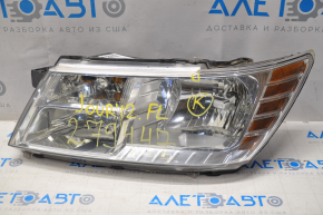 Headlight front left bare Dodge Journey 11-20 light, cracks, chips, sand