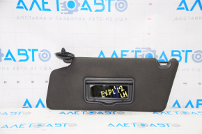 Left visor Ford Explorer 11-15 black, without backlight, without hook, without plug