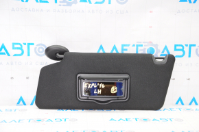 Left visor Ford Explorer 16-19 black, without backlight, without hook, scratches