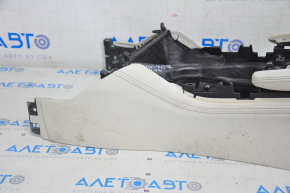 Central console armrest BMW 7 G11 G12 16-22 beige, tears, dry cleaning, crepe break