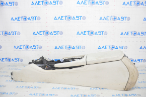 Central console armrest BMW 7 G11 G12 16-22 beige, tears, dry cleaning, crepe break