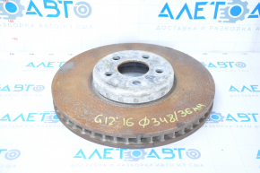 Front right brake disc BMW 7 G11 G12 16-22 348/36mm