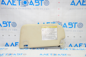 Right visor Ford Escape MK3 13-19 gray, with backlight, without hook, for dry cleaning