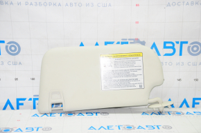 Right visor Ford Escape MK3 13-19 gray, with backlight, without hook, chip cut off