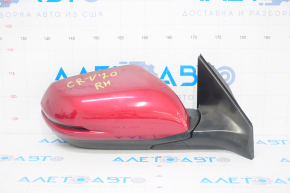 Side mirror right Honda CRV 17-22 9 pins, red, turn signal, BSM, heated
