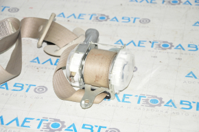 Passenger seat belt Subaru Outback 10-14 beige, dry cleanable