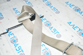Passenger seat belt Subaru Outback 10-14 beige, dry cleanable