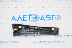Door sill trim rear left Honda CRV 17-22 black, scratches