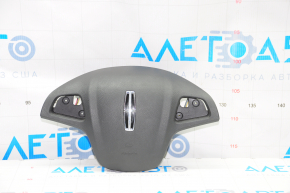 Airbag in steering wheel driver Lincoln MKZ 13-20 black, rusty pyropatron