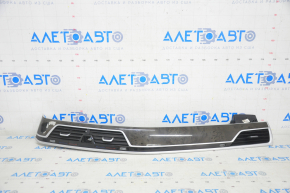 Front panel trim right BMW 7 G11 G12 16-19 wood, with air ducts and touch buttons, with backlight
