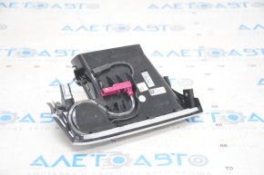 Front panel trim left BMW 7 G11 G12 16-19 wood, with air duct, with backlight