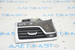 Front panel trim left BMW 7 G11 G12 16-19 wood, with air duct, with backlight