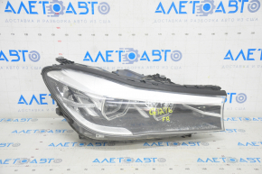 Headlight front right bare BMW 7 G11 G12 16-19 LED, adaptive, water damage, sand, chrome used