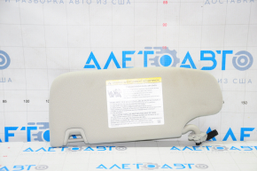 Right visor Ford Fusion mk5 13-16 gray, without hook, without plug