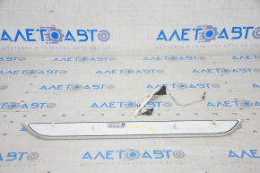 Door sill outer front left BMW 7 G11 G12 16-22 chrome with backlight, water damage, chrome peeled off