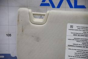 Left visor Ford Fusion mk5 13-20 beige, without hook, without plug, for dry cleaning