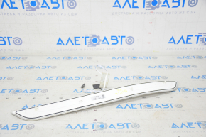 Door sill outer rear right BMW 7 G11 G12 16-22 chrome with backlight, water damage, chrome peeling, part of emblem missing, broken fastener