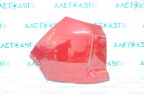 Rear bumper bare left Honda CRV 17-22 red