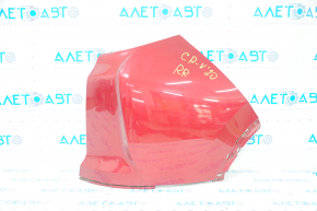 Rear bumper bare right Honda CRV 17-22 red