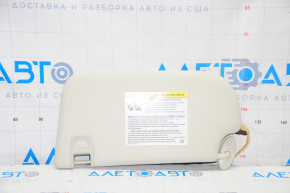 Right visor Ford Focus mk3 11-18 1 light gray, without hook