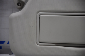 Left visor Ford Focus mk3 11-18 2 lights gray, without hook, without plug, for dry cleaning