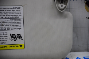 Left visor Ford Focus mk3 11-18 2 lights gray, without hook, without plug, crack on mount, for dry cleaning