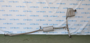 Exhaust pipe with rear barrel Honda CRV 20-22 1.5T FWD without chrome tip