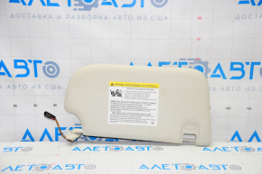 Left visor Ford Focus mk3 11-18 1 light gray, without hook, for dry cleaning