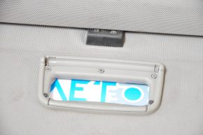 VW Golf 4 5d trunk curtain gray, missing cover on handle, peeled off, scratches