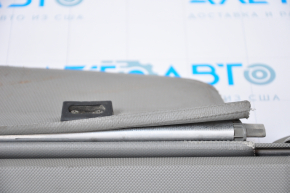 VW Golf 4 5d trunk curtain gray, missing cover on handle, peeled off, scratches