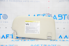 Left visor Ford Focus mk3 11-18 grey, without hook