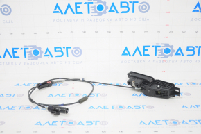 Rear seat folding lever left Honda CRV 17-22 black, with cable