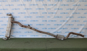 Exhaust pipe with barrel and flap BMW 7 G11 G12 16-22 B58 rusty