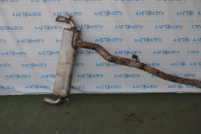 Exhaust pipe with barrel and flap BMW 7 G11 G12 16-22 B58 rusty