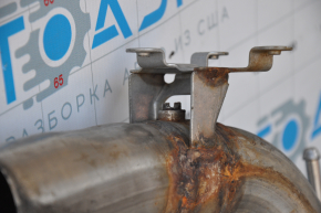 Exhaust pipe with barrel and flap BMW 7 G11 G12 16-22 B58 rusty