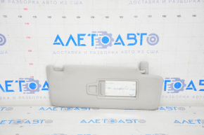 Right sun visor for VW Tiguan 18-24, gray, without hook