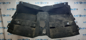 Floor covering rear Dodge Challenger 09- black, torn fasteners, for dry cleaning