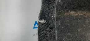 Floor covering rear Dodge Challenger 09- black, torn fasteners, for dry cleaning