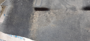 Floor covering rear Dodge Challenger 09- black, torn fasteners, for dry cleaning