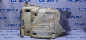Floor covering left Dodge Dart 13-16 black, torn, for dry cleaning