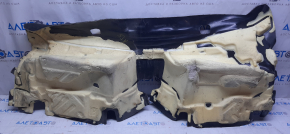 Rear floor covering Cadillac ATS 13 - black, torn fastener, needs dry cleaning