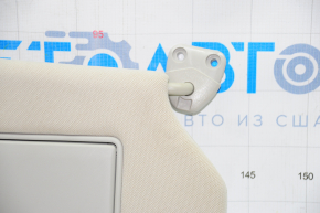 Right visor Nissan Pathfinder 13-20 gray, without hook, without backlight, without plug, for dry cleaning