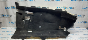 Floor covering left Cadillac ATS 13 - black, tears, for dry cleaning