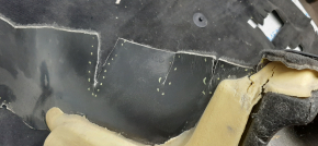 Floor covering left Cadillac ATS 13 - black, tears, for dry cleaning