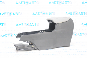 Console central armrest Honda CRV 20-22 black, armrest gray cloth, scratches, for cleaning