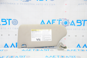 Right visor S SV SR Nissan Altima 13-17 gray, without hook, with backlight