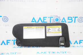 Left visor Infiniti QX50 19- black, without hook, scratches, without plug, for dry cleaning