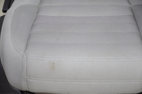 Passenger seat Honda CRV 17-22 without airbag, manual, gray cloth, water damage, dry cleanable