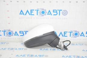 Side mirror right VW Tiguan 18-19 6+2 pins, BSM, turn signal, white, heated